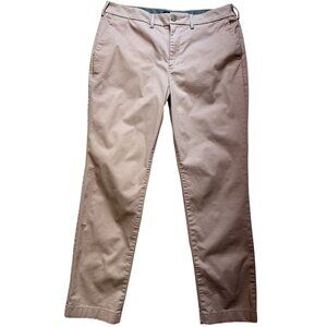 Express Men's Slim Fit Chino Pants Flat Front Hyper Stretch Size 34x30 Pale Pink